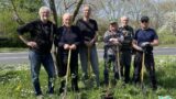 Baumpflanzaktion des Obst-, Wein- und Gartenbauvereins in der Wildobstanlage