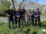 Baumpflanzaktion des Obst-, Wein- und Gartenbauvereins in der Wildobstanlage
