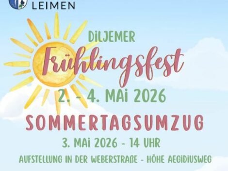Diljemer Frühlingsfest auf dem Willi-Laub-Platz mit Sommertagsumzug