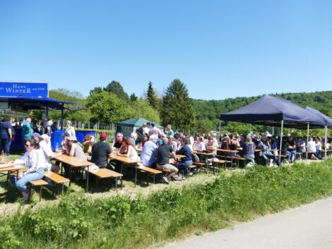 Gut besucht trotz Konkurrenz: <br>Viele Gäste bei „(W)Einblicke“ im Weinberg
