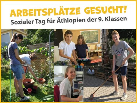 Arbeitsplätze für Schülerinnen und Schüler des FEG für den Sozialen Tag gesucht
