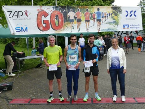 Trotz Regen: GO!-Laufevent des ZAP Nußloch konnte Teilnehmerzahl verdoppeln