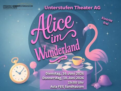 Unterstufen-Theater-AG spielt „Alice im Wunderland“
