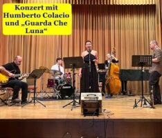 Humberto Colacio und „Guarda Che Luna“ sorgen für lang anhaltenden Applaus im Rosensaal