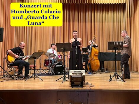 Humberto Colacio und „Guarda Che Luna“ sorgen für lang anhaltenden Applaus im Rosensaal