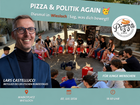 Kommunale Themen im Fokus: Pizza & Politik macht Station in Sandhausen