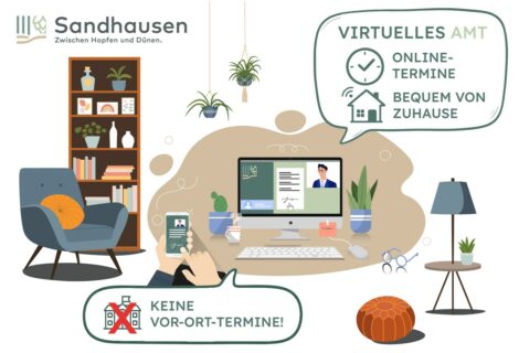 Virtuelles Amt in Sandhausen erfolgreich gestartet – Verwaltung zieht positive Bilanz