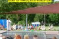 Sonniger Auftakt, Regen zum Finale: Tauffest im Freibad bleibt in guter Erinnerung