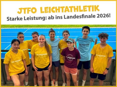 „Jugend trainiert für Olympia“ am Gymnasium – <br>Starke FEG-Premiere in der Leichtathletik