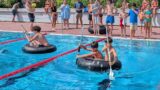 Aktion Hitzefrei des Jugendgemeinderates: Volles Programm mit Kübel-Wettrudern