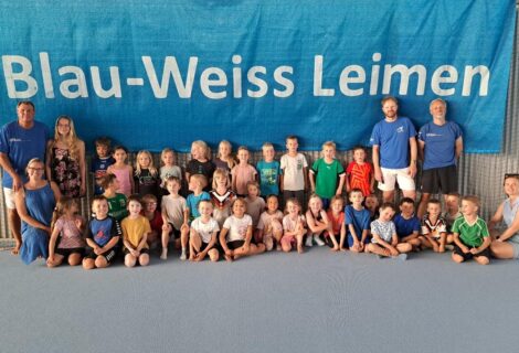 Elisabeth-Ding-Kindergarten zu Besuch beim TC Blau-Weiß Leimen