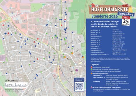 Heute Samstag die Hofflohmärkte in Leimen – OB versteigert Fahrräder