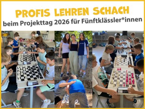 Schachprojekt im Rahmen des Projekttages der Stufe 5