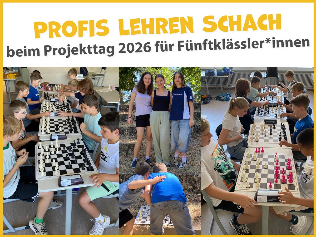 Schachprojekt im Rahmen des Projekttages der Stufe 5
