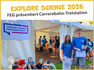 FEG – Carrerabahn unter Strom bei Explore Science 2026
