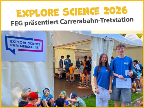FEG – Carrerabahn unter Strom bei Explore Science 2026