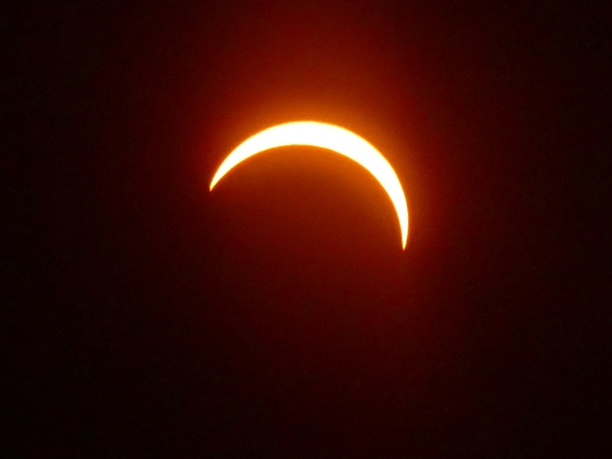 Oben verschwand langsam die Sonne, unten verschwanden noch schneller die Parkplätze