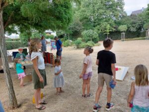 „Leimen spielt(e) los!“ – Spielenachmittag trotz Hitze