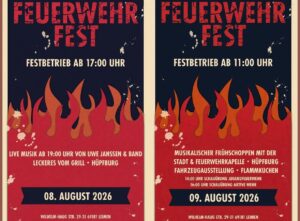 Feuerwehr Leimen lädt zum Festwochenende ein – Samstag mit Uwe Janssen