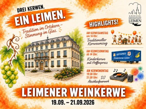 Leimener Weinkerwe am kommenden Wochenende