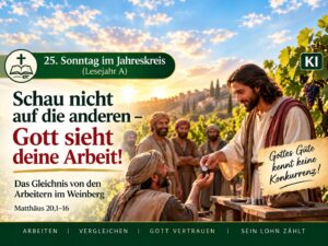 „Schau nicht auf die anderen – Gott sieht deine Arbeit! “ – GWS #782