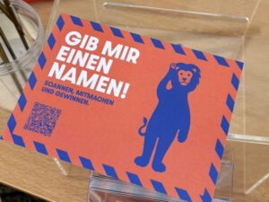 Leimens Baustellenlöwe braucht einen Namen – Findungswettbewerb
