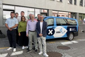 Grüne Landtagsabgeordnete zu Gast im Leimener Rathaus – Austausch über Mobilitätsangebot VRNflexline
