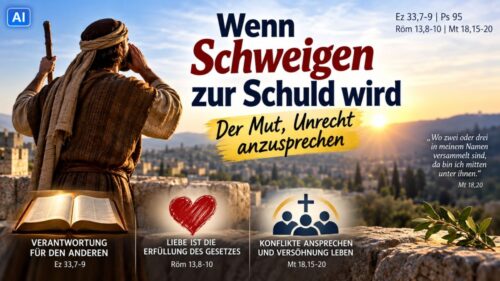 „Wenn Schweigen zur Schuld wird – Der Mut, Unrecht anzusprechen“ – GWS #780