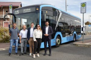 Erweiterung des Ortsbusangebots in Sandhausen – Buslinie 725 fährt jetzt elektrisch