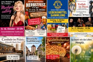 Swing, Schlager, Kunst und Zwiebelkuchen – am Wochenende ist einiges los