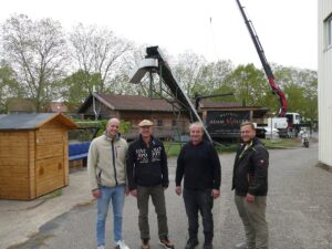 Baracca Swiss zum fünften Mal in Leimen – Die Schweizer Alpenhütte wird wieder aufgebaut
