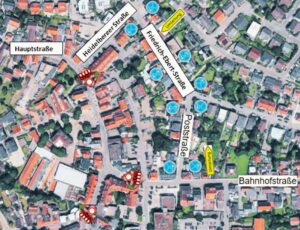 Breitbandausbau Sandhausen: Ortskern ab kommendem Montag für den Verkehr gesperrt