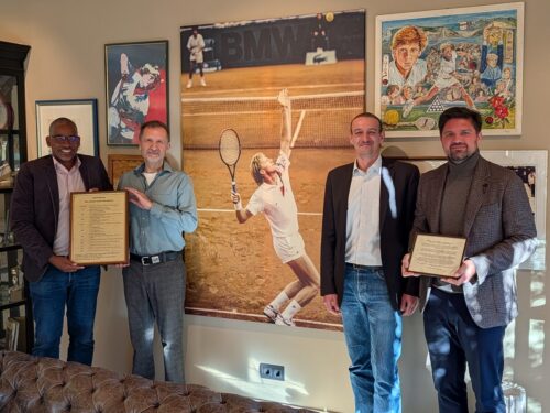 Eröffnung der Boris-Becker-Ausstellung in der Villa Toskana