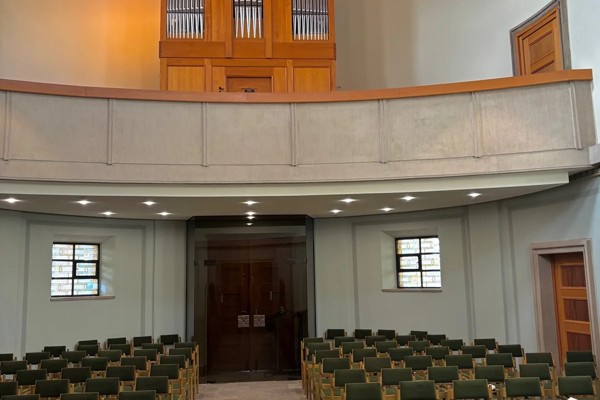 Historische Trauerhalle auf dem Bergfriedhof wieder geöffnet